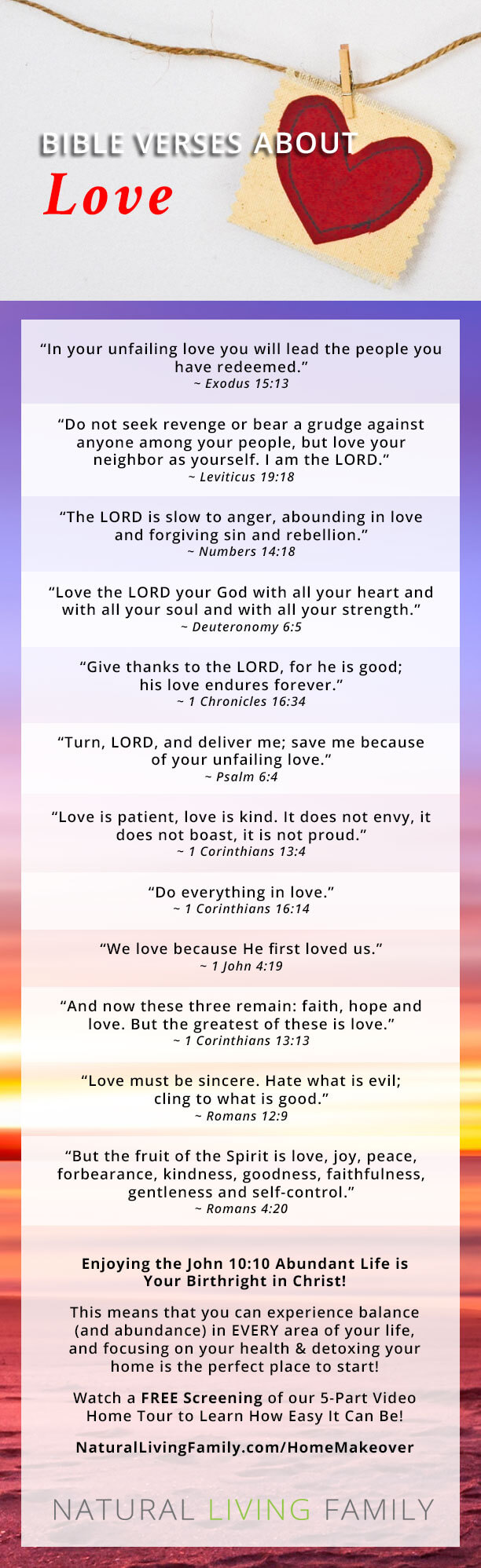 Bible Verses About Love