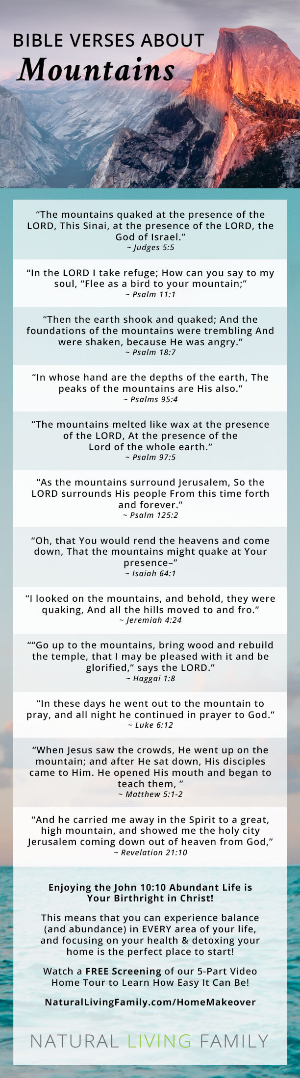 Bible Verses About Mountains